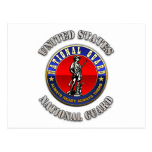 US National Guard Postcards