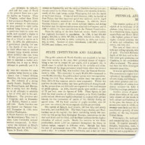 US Population by Altitude, 1880-1890 Stickers