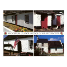 US Presidential homesteads in Ulster Postcards