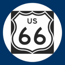 US Route 66 Sign stickers