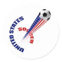 US Soccer Tornado Stickers