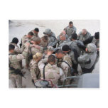 US Soldiers Praying postcards