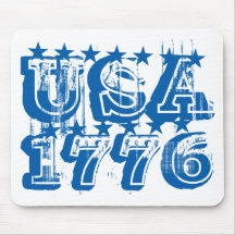 USA 1776 - Blue Mousepads