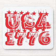 USA 1776 - Red Mousepad