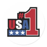 USA #1 stickers