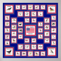USA 50 STATE BIRDS BLUE/552 posters