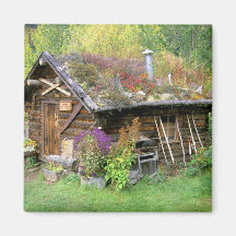 USA, Alaska, Denali National Park, Kantishna. Fridge Magnet
