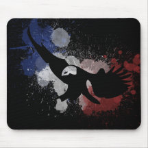 USA American Eagle in Red White and Blue Mouse Mats