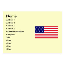 USA - American Flag Business Cards