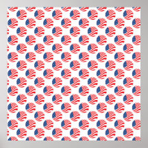 USA American Flag Fourth of July Patriotic Print