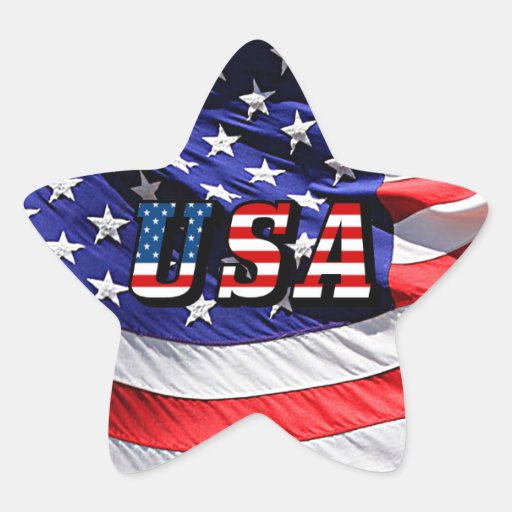 USA - American Flag Stickers