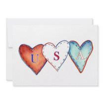 USA American Hearts Invite
