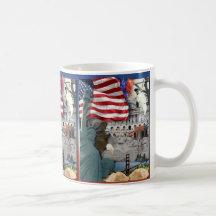 USA  American Symbols Coffee Mugs