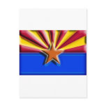 USA: Arizona (artist flag) Postcards