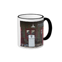 USA, Arizona. Chloride Ghost Town, old gas Coffee Mugs