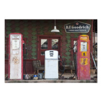 USA, Arizona. Chloride Ghost Town, old gas