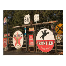 USA, Arizona, Sedona: Antique Advertising Signs Postcards