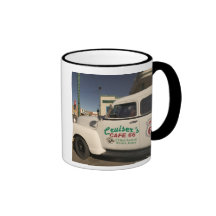USA, Arizona, Williams: Cruisers Cafe 66 Old Coffee Mug