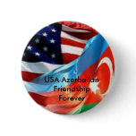 USA Azerbaijan Friendship Forever buttons
