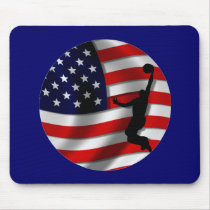 usa basketball mouse pad