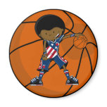 USA Basketball Player Magnet