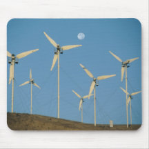 USA, California, Altamont Pass, wind generators. Mousepads