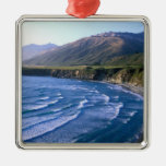 USA, California, Big Sur, bay along Highway 1. Christmas Ornaments