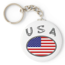 USA Cool Flag Design! Key Chains