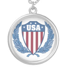 USA Emblem Custom Necklace