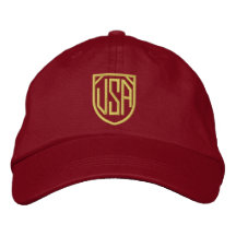 USA EMBROIDERED BASEBALL CAP
