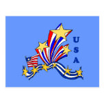 USA Fireworks Post Cards