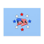 USA Flag and Stars
