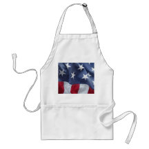 USA flag apron
