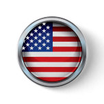 USA flag button