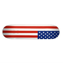 USA flag Custom Skateboard