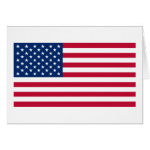 USA Flag Greeting Card