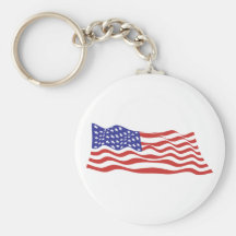USA Flag Key Chain