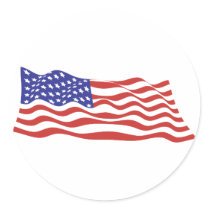 USA Flag Large Sticker Sheets