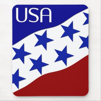 USA Flag Mouse Pad by dduhaime55