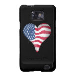 USA Flag Painting Streched Samsung Galaxy Case