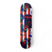 USA flag pop (No.10) Skate Board Decks
