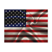 USA Flag Post Card