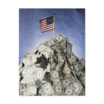 USA Flag Post Cards