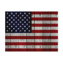 USA Flag Post Card