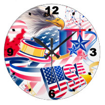 USA Flag Relojes