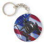 USA FLAG SWAT HELICOPTER KEYCHAIN