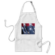 USA flag vertical apron