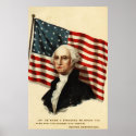 USA-George Washington Flag posters