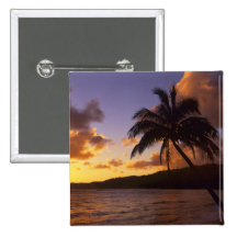 USA, Hawaii, Kauai, Colourful sunrise in a 2 Pin