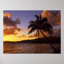 USA, Hawaii, Kauai, Colourful sunrise in a 2 Posters